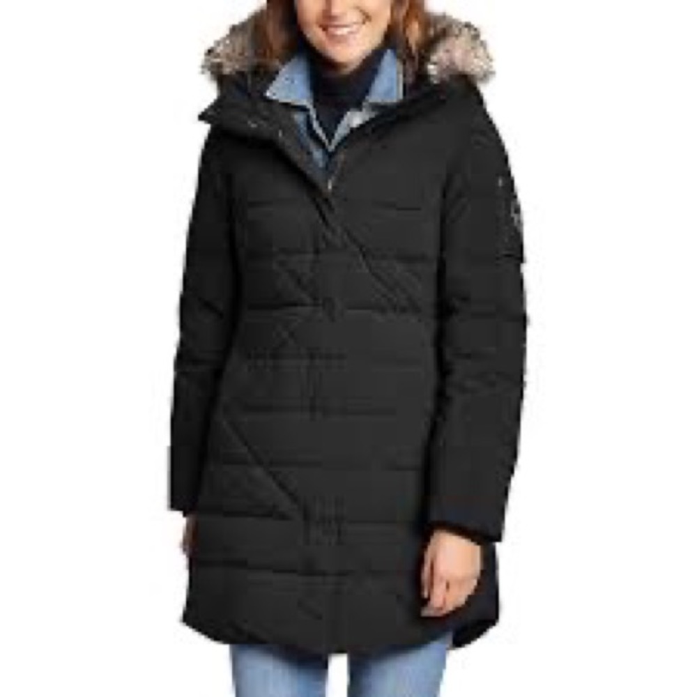 Women’s Eddie Bauer Black Down Parka